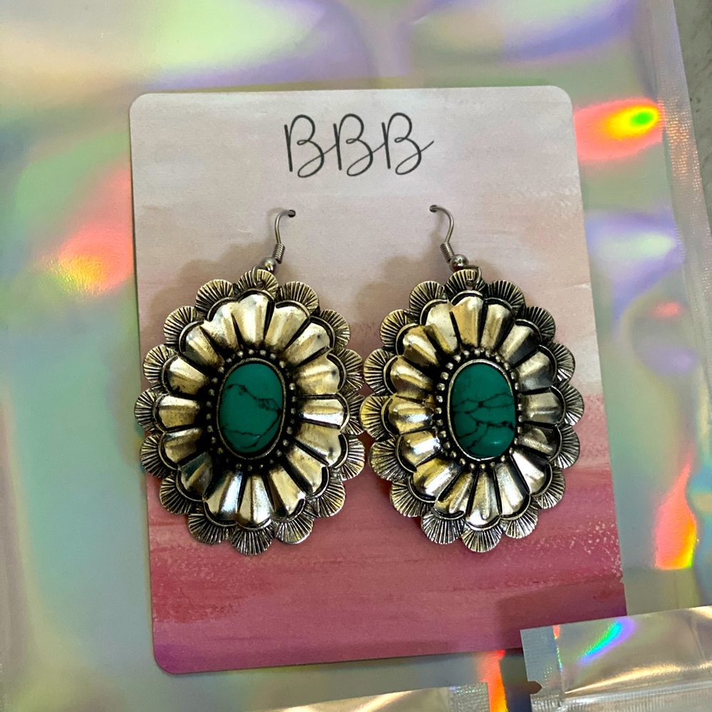 turquoise earrings